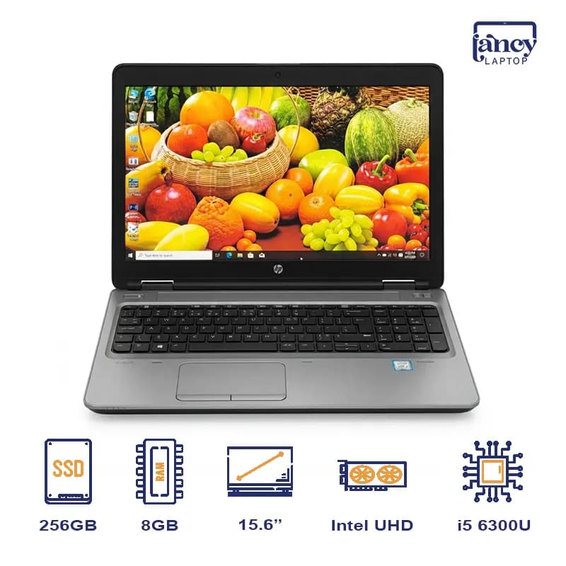 لپ تاپ استوک 15.6 اینچی اچ پی ProBook 15 G3 Core i5-6300U 8GB 256GB SSD Intel UHD Graphics FHD