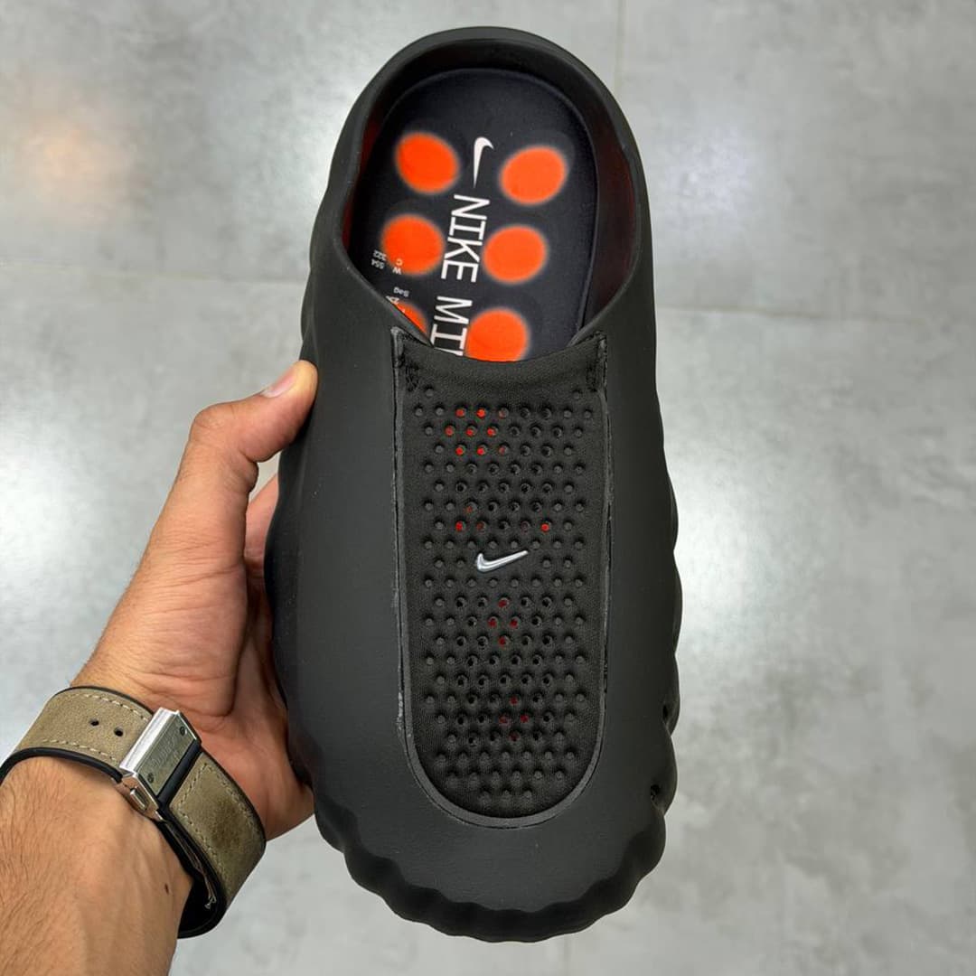 اسلیپر کراکس نایک مایند رویه کتون Nike Mind 001 Slide Black Chrome — تصویر ۵