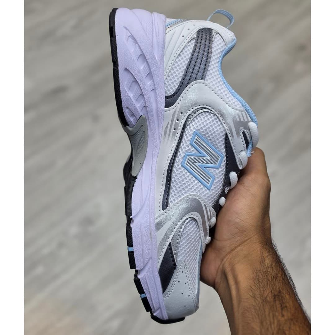 کفش کتونی زنانه نیو بالانس 530 New Balance 530 White Chrome Blue — تصویر ۴