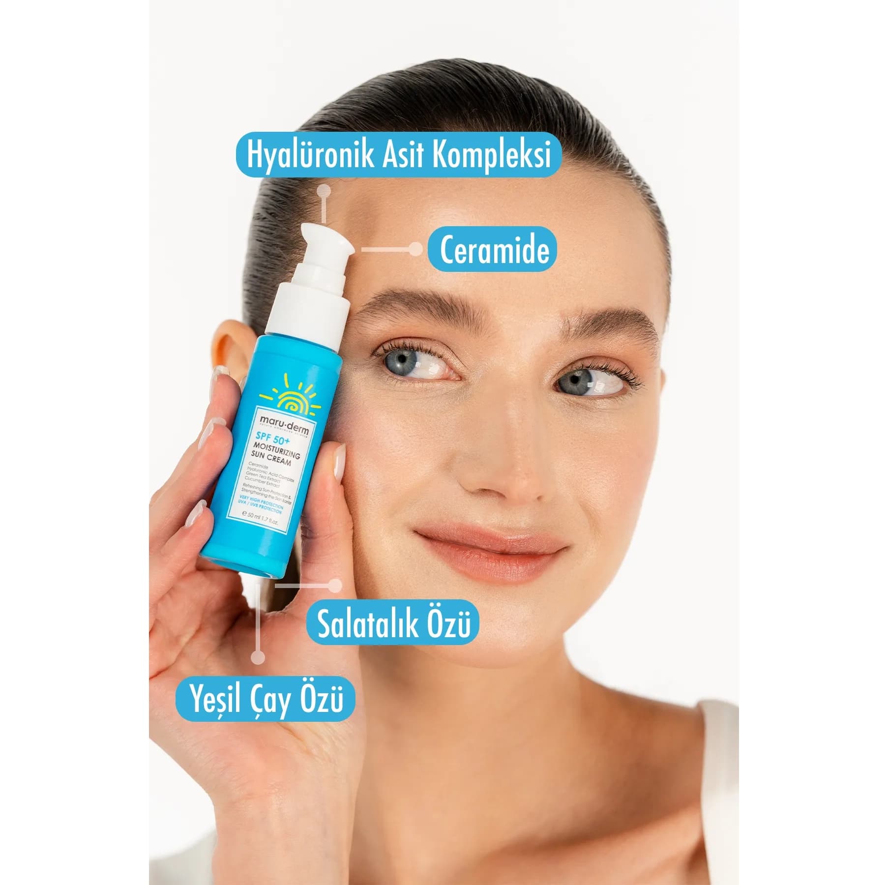ضد آفتاب مرطوب کننده Maruderm SPF 50 — تصویر ۲