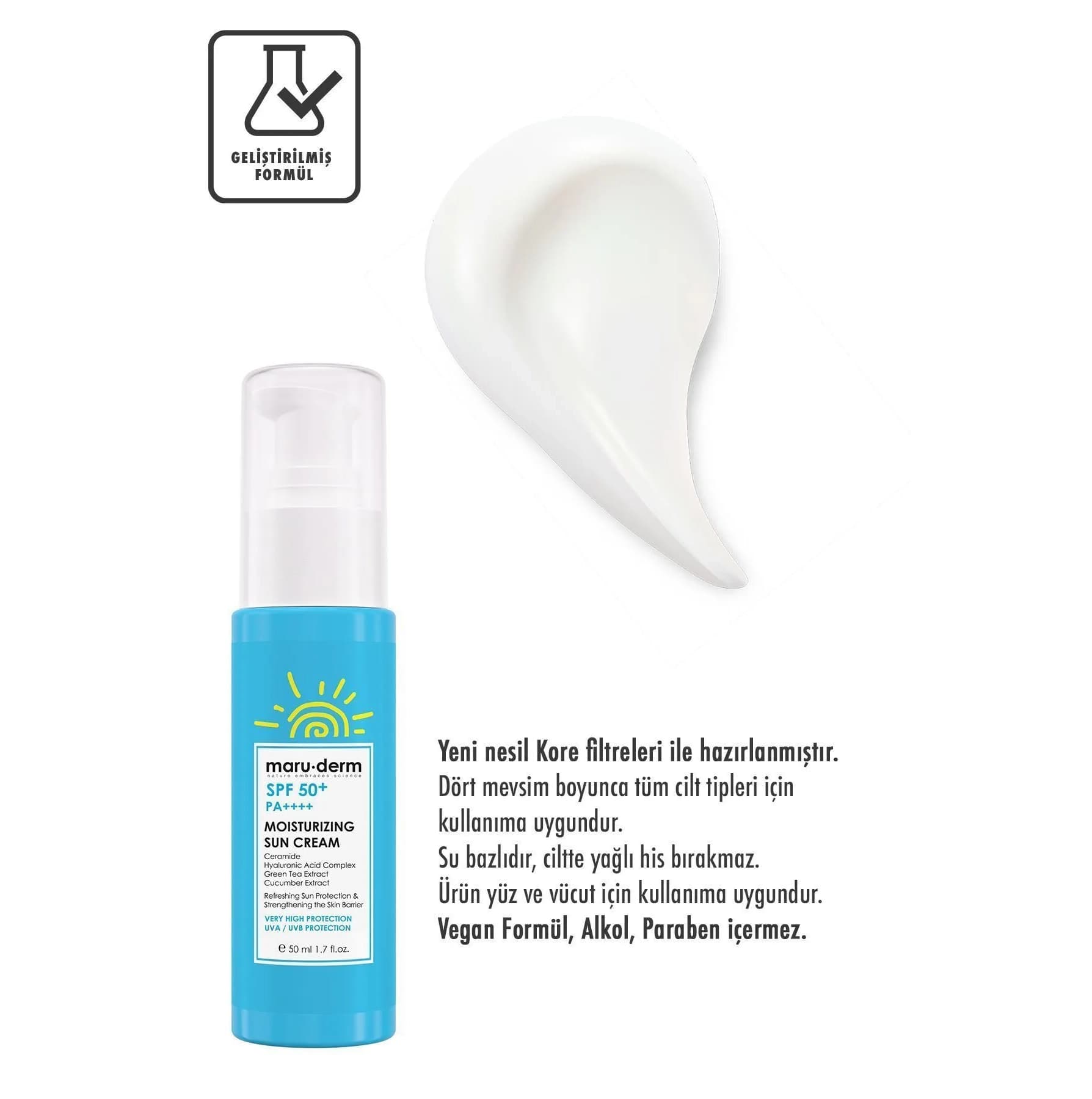 ضد آفتاب مرطوب کننده Maruderm SPF 50 — تصویر ۵