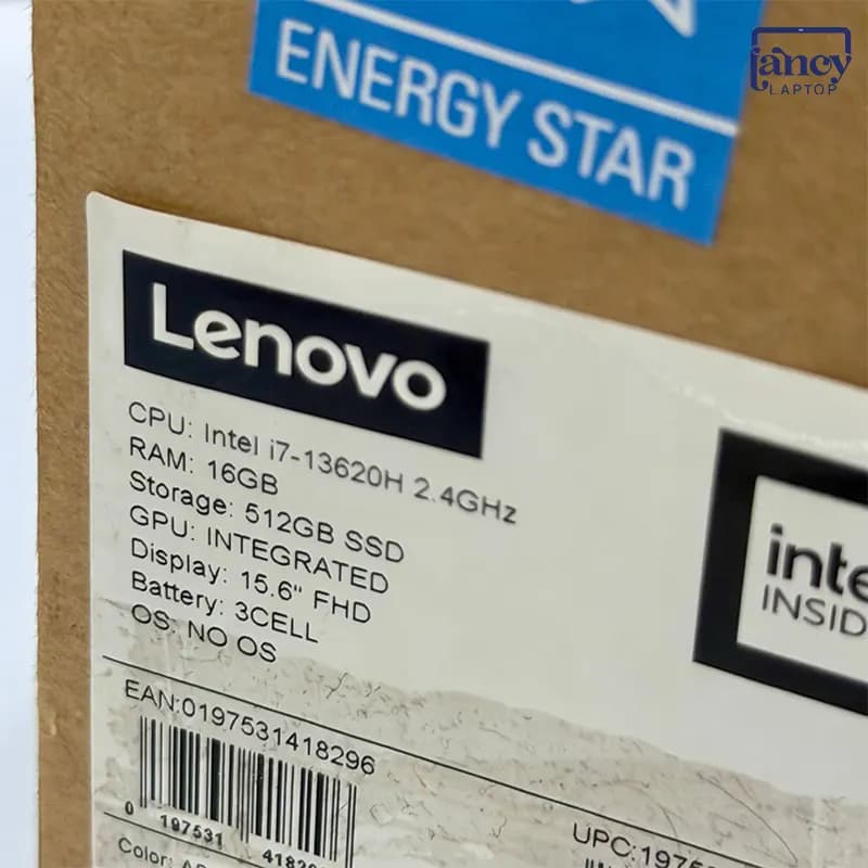 لپ تاپ اپن باکس 15.6 اینچی لنوو IdeaPad 3 Slim Core i7-13620H 16GB 512GB SSD Intel UHD Graphics FHD IPS — تصویر ۷