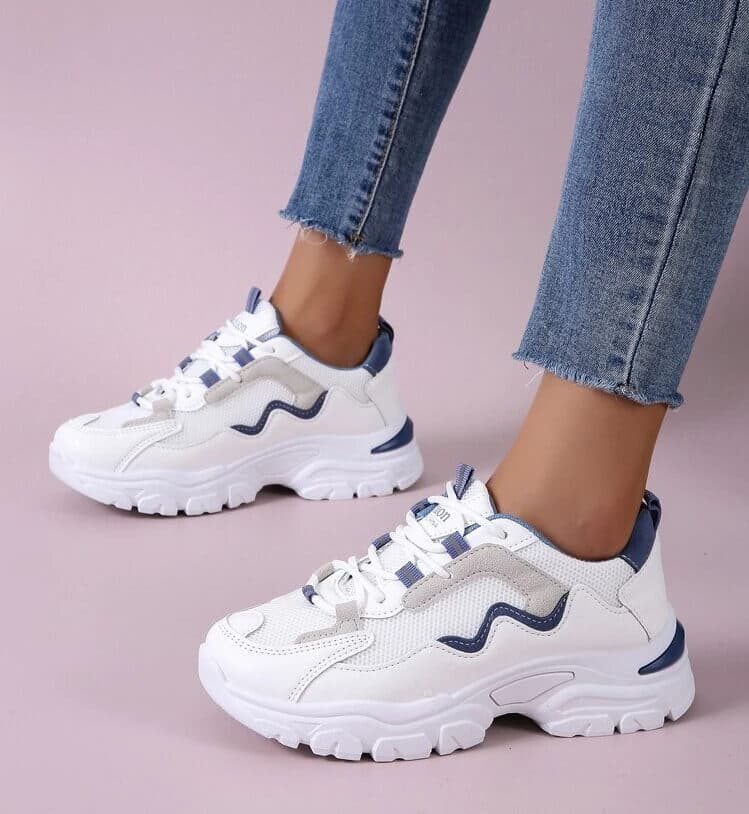کتونی اسپرت لژدار طبی زنانه مدل ریوا | Women sneakers (رنگبندی دارد)
