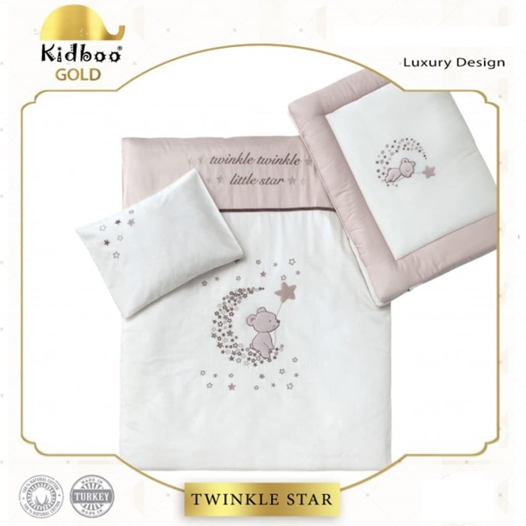 سرویس دم دستی پنج تکه کیدبو مدل Twinkle Star Beige