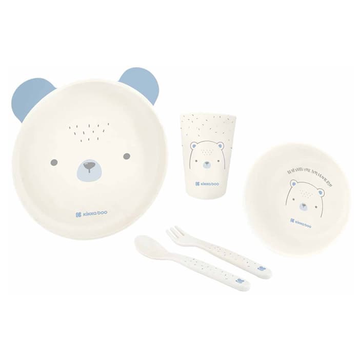 ظرف غذا ملامین کیکابو bear with me آبی