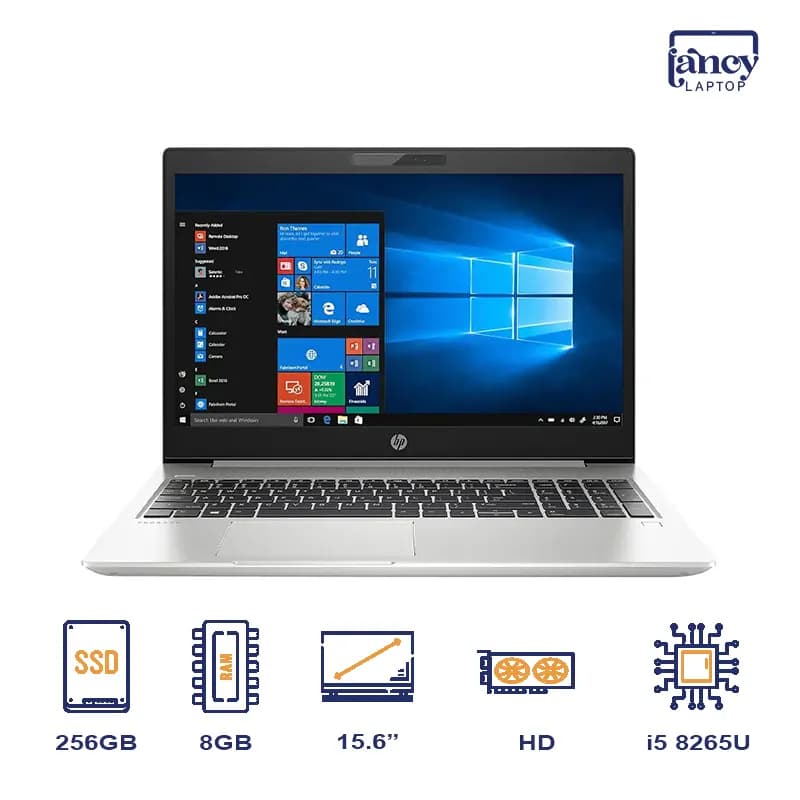 لپ تاپ استوک 15.6 اینچی اچ پی ProBook 450 G6 Core i5-8265U 8GB 256GB SSD Intel HD Graphics 620