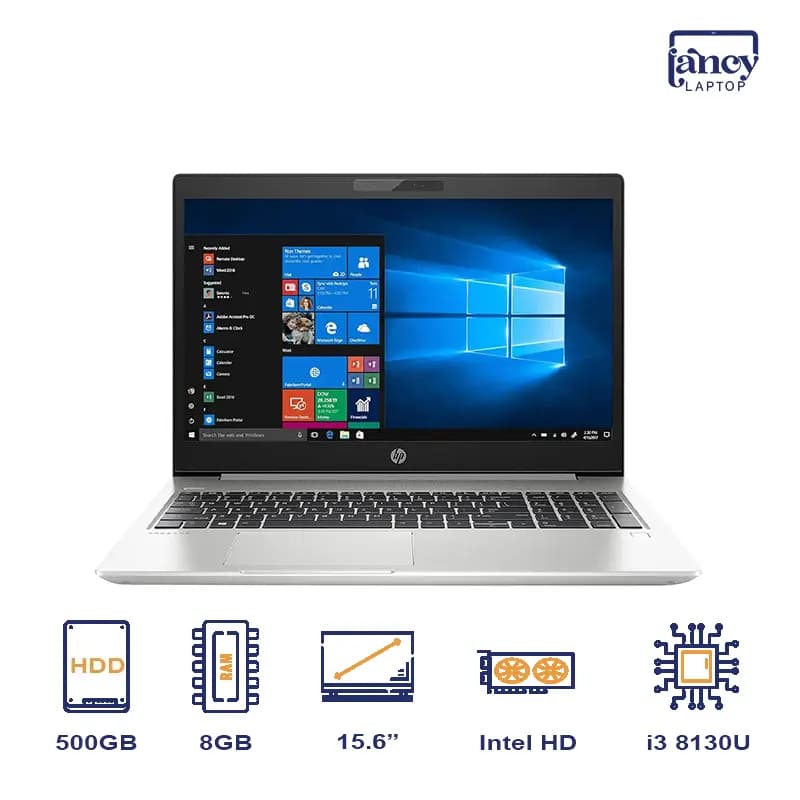 لپ تاپ استوک 15.6 اینچی اچ پی ProBook 450 G6 Core i3-8130U 8GB 500GB HDD HD