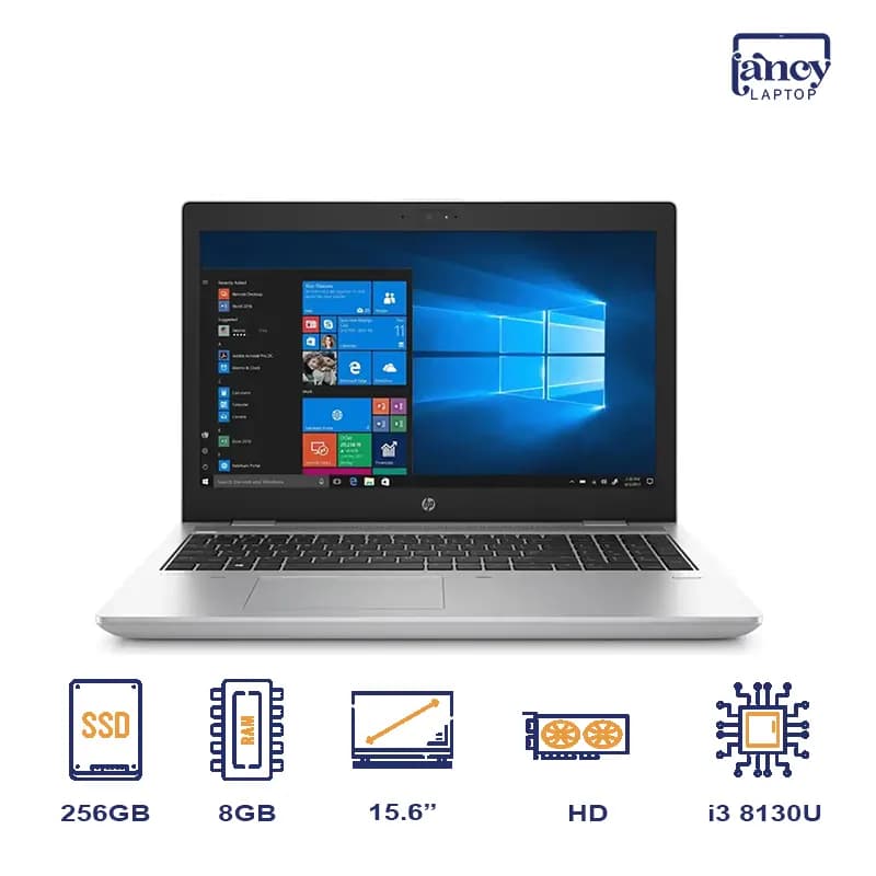 لپ تاپ استوک 15.6 اینچی اچ پی ProBook 650 G4 Core i3-8130U 8GB 256GB SSD HD