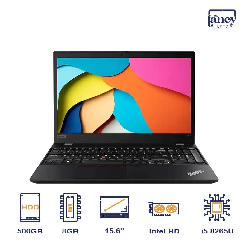لپ تاپ استوک 15.6 اینچی لنوو ThinkPad L590 Core i5-8265U 8GB 500GB HDD HD