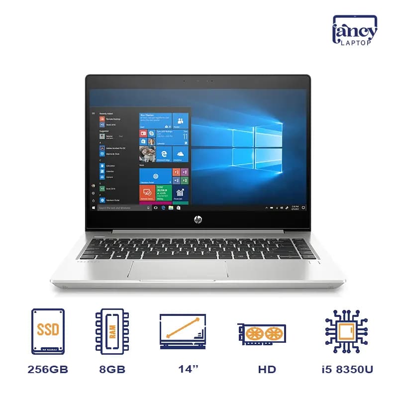 لپ تاپ استوک 14 اینچی اچ پی ProBook 440 G6 Core i5-8350U 8GB 256GB SSD HD