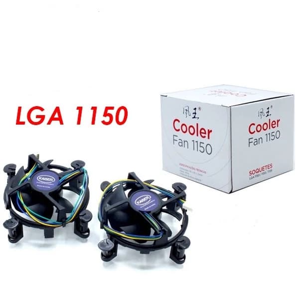 فن CPU 2 عدد بدون هیتسینک همراه خار فن Kaiser LGA1150