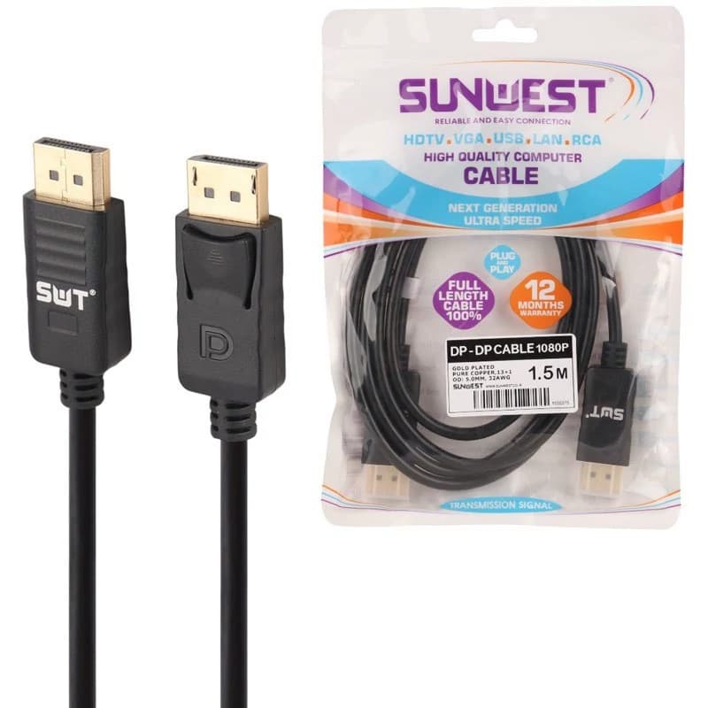 کابل Display سان وست Sunwest طول 1.5 متر — تصویر ۲