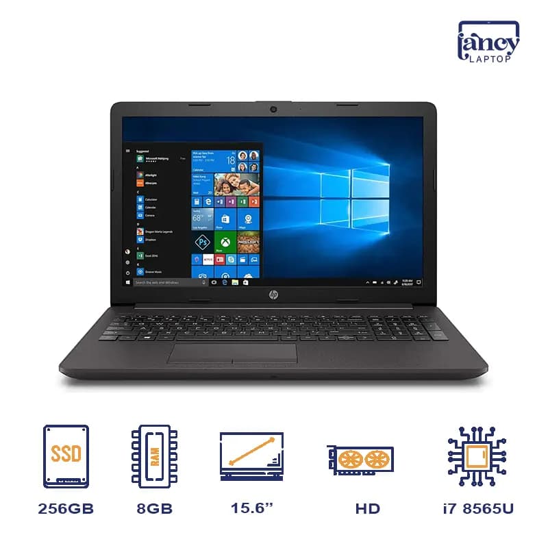 لپ تاپ استوک 15.6 اینچی اچ پی 250 G7 Core i7-8565U 8GB 256GB SSD HD