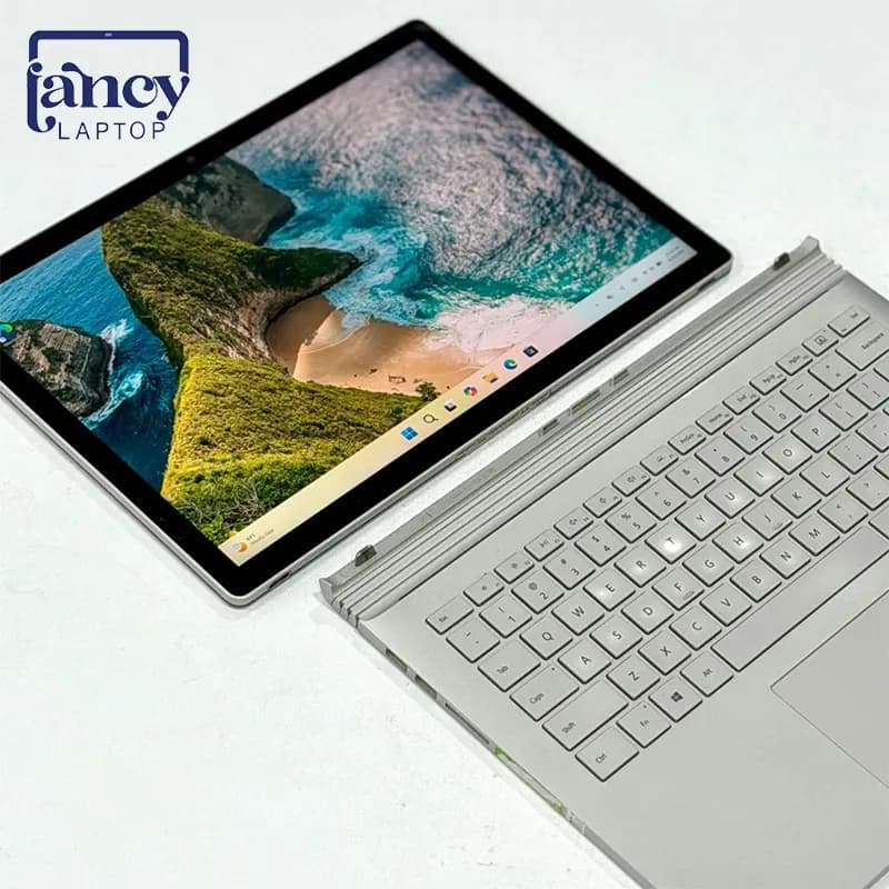 لپ تاپ استوک 13.5 اینچی مایکروسافت Surface Book 2 i7-8650U 16GB 512GB SSD GTX 1050 2GB Touch — تصویر ۲