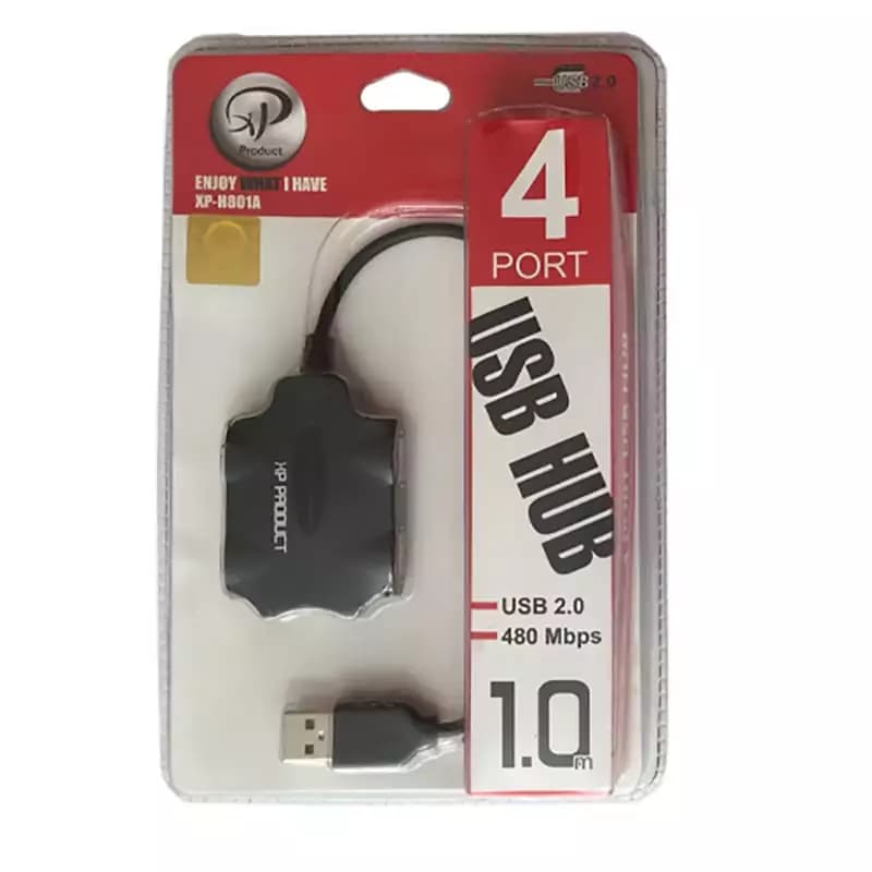 هاب 4 پورت USB2.0 ایکس پی مدل XP XP-801R