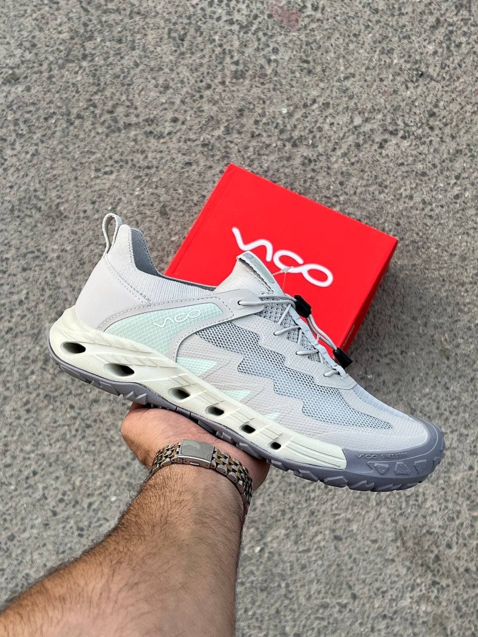 کفش صندل آب‌نوردی و طبیعت گردی مردانه ویکو Vico طوسی 5326