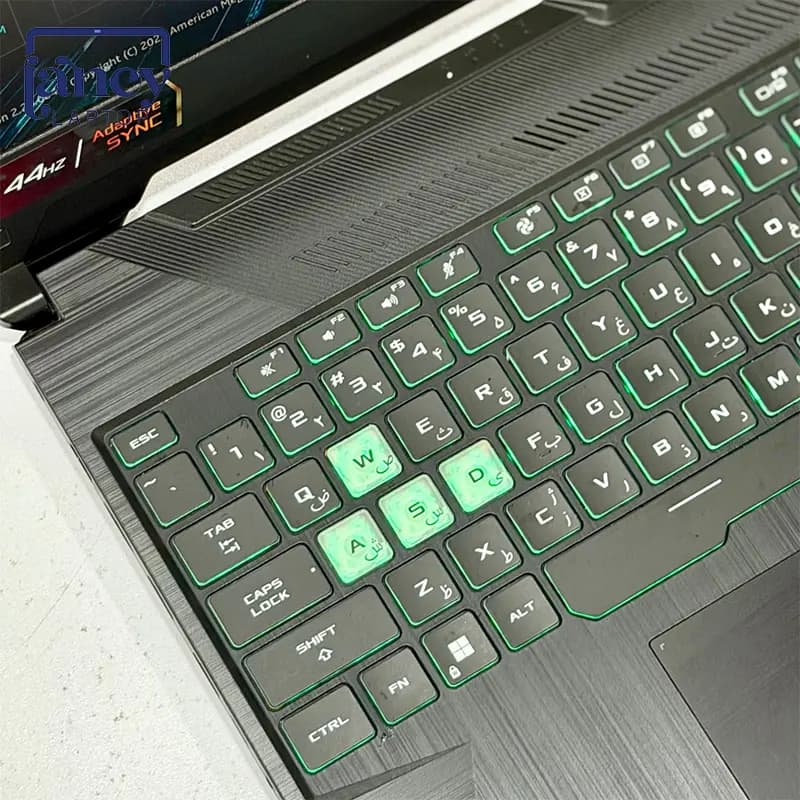 لپ تاپ استوک 15.6 اینچی ایسوس TUF Gaming FX506H i5-11400H 16GB DDR4 512GB SSD RTX 3050 4GB FHD — تصویر ۲