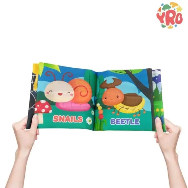 کتاب حمام نوزادی آموزشی تم حشرات tiibaby — تصویر ۴