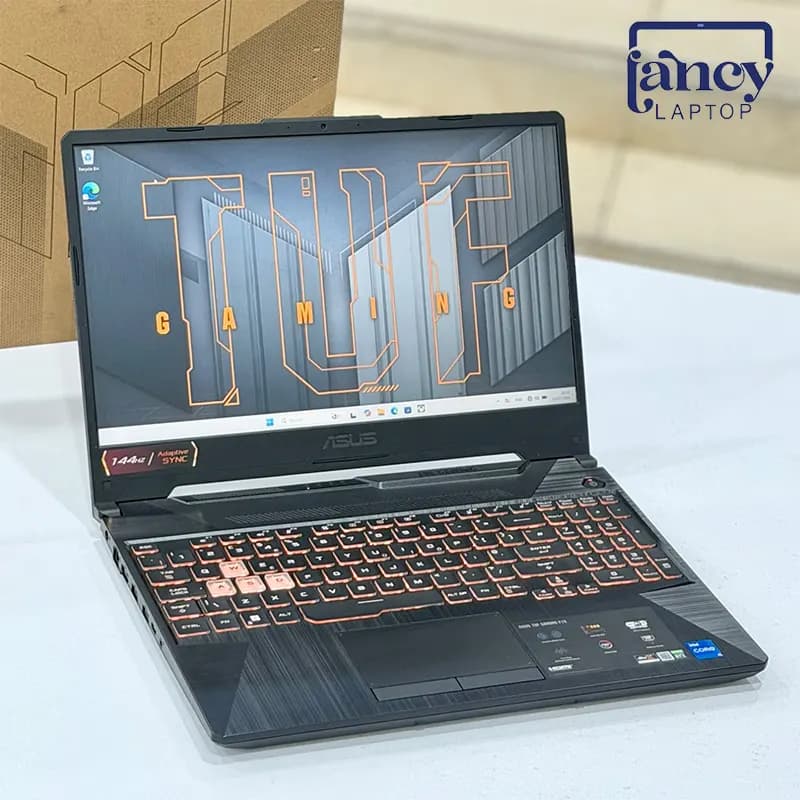 لپ تاپ استوک 15.6 اینچی ایسوس مدل TUF Gaming F15 FX506HE i5-11400H 16GB DDR4 512GB SSD RTX 3050 4GB FHD 144Hz — تصویر ۴