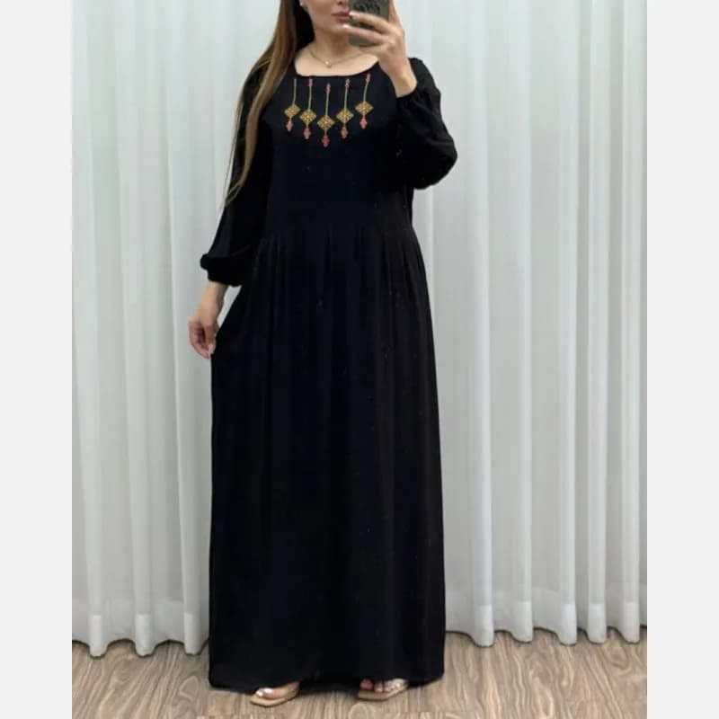 ساحلی نخی گلدوزی شده آی تکین فری سایز U7526