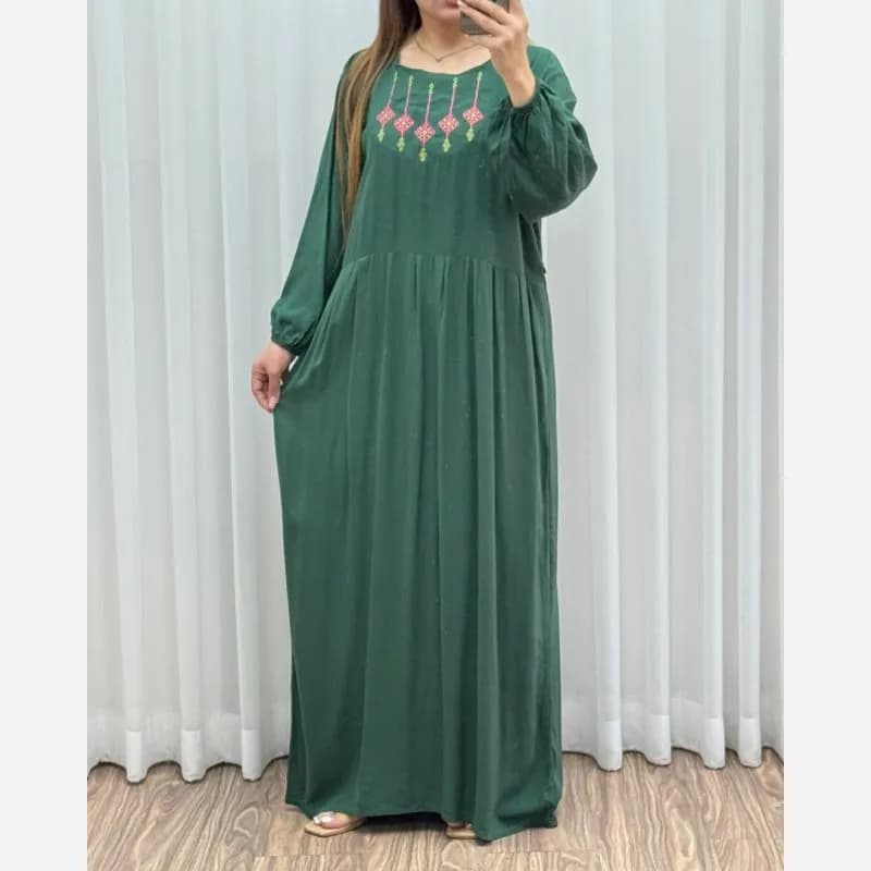 ساحلی نخی گلدوزی شده آی تکین فری سایز U7526 — تصویر ۳