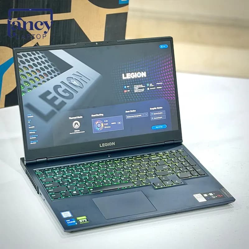 لپ تاپ استوک 15.6 اینچی لنوو مدل Legion 5 i5-11400H 16GB DDR4 256GB SSD RTX 3050 Ti 4GB FHD 144Hz — تصویر ۵