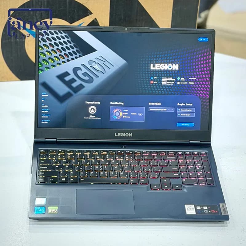 لپ تاپ استوک 15.6 اینچی لنوو مدل Legion 5 i5-11400H 16GB DDR4 256GB SSD RTX 3050 Ti 4GB FHD 144Hz — تصویر ۶