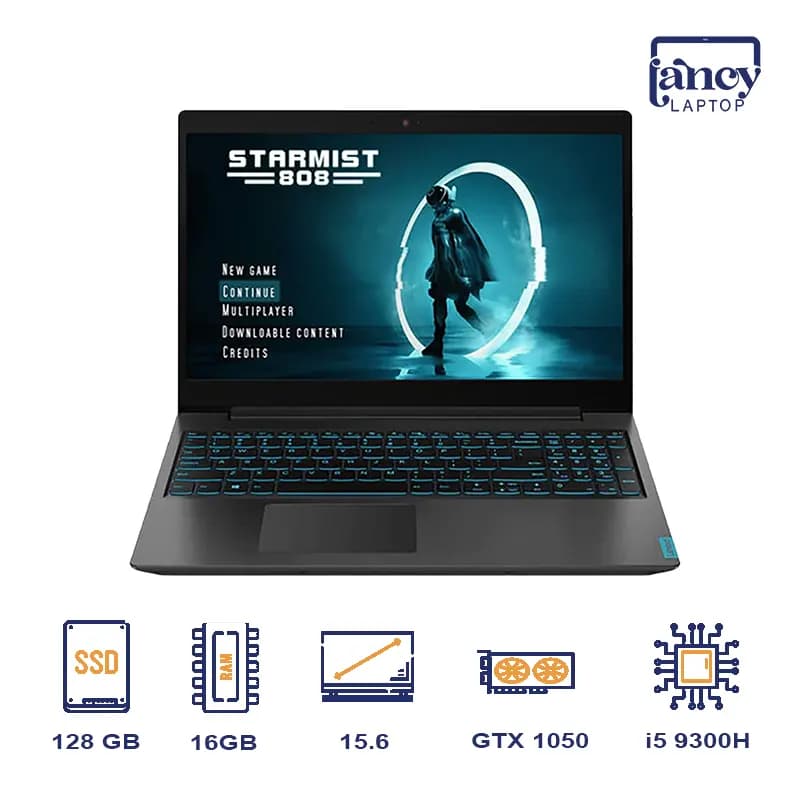 لپ تاپ استوک 15.6 اینچی لنوو مدل IdeaPad L340 Gaming i5-9300H 16GB DDR4 128GB SSD 1TB HDD GTX 1050 3GB FHD IPS