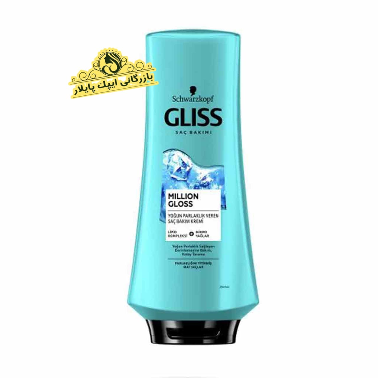 نرم کننده مو گلیس ابی رنگ براق کننده مو GLISS MILLION GLOSS مناسب انواع مو