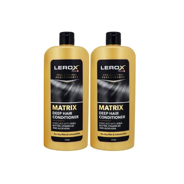 نرم کننده مو لروکس مدل Matrix حجم 550 میلی لیتر مجموعه 2 عددی - داروخانه آنلاین هلثامد