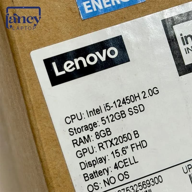 لپ تاپ استوک 15.6 اینچی لنوو LOQ i5-12450Hx 24GB DDR4 512GB SSD RTX 4050 6GB FHD IPS 144Hz — تصویر ۲