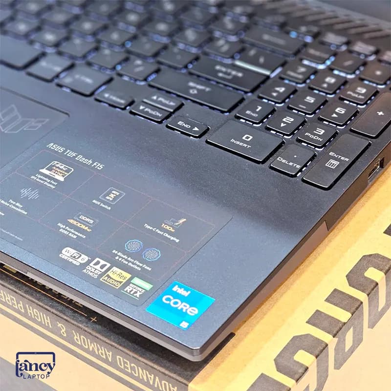 لپ تاپ اپن باکس 15.6 اینچی ایسوس TUF Gaming F15 FX517ZC Core i5-12500H 16GB 512GB SSD RTX 3050 4GB 144Hz — تصویر ۶