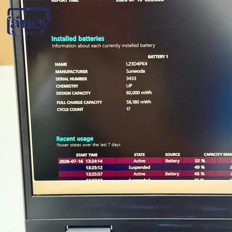 لپ تاپ اپن باکس 15.6 اینچی لنوو LOQ i7-13650HX 16GB DDR5 512GB SSD RTX 3050 6GB FHD 144Hz — تصویر ۴