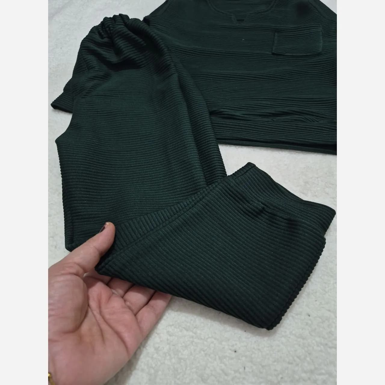 بلوز شلوار اسپرت بچگانه جنس کرکرهای سایز 40 45 50 — تصویر ۸