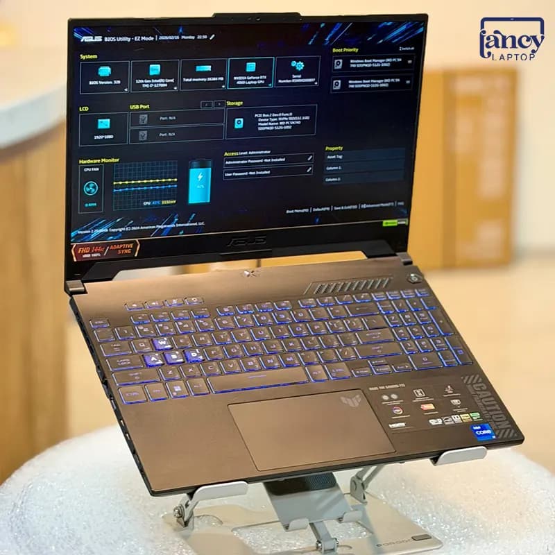 لپ تاپ اپن باکس 15.6 اینچی ایسوس مدل TUF FX507ZV i7-12700H 16GB 512GB SSD RTX4060 8GB FHD 144Hz — تصویر ۴