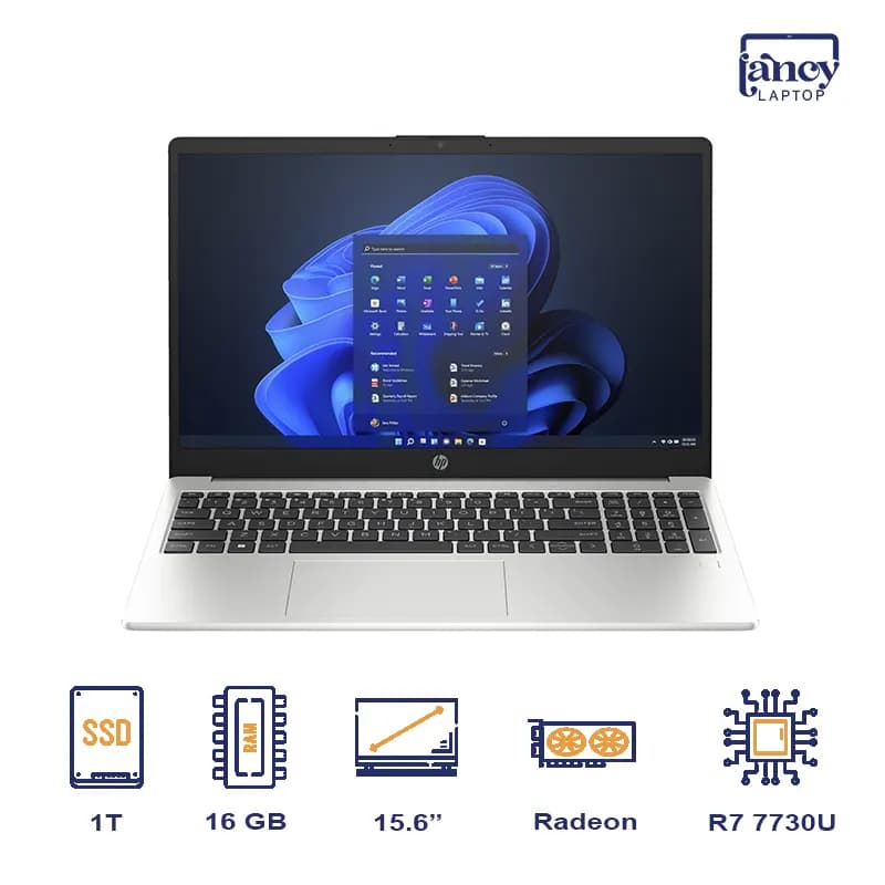 لپ تاپ اپن باکس 15.6 اینچی اچ‌پی مدل 250 G10 Ryzen 7 7730U 16GB DDR4 1TB SSD