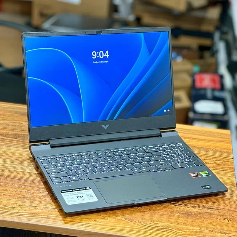 لپ تاپ اپن باکس 15.6 اینچی اچ‌پی مدل Victus 15 R5-8645H 16GB-DDR5 512GB-SSD RTX4050-6GB FHD-144Hz — تصویر ۵