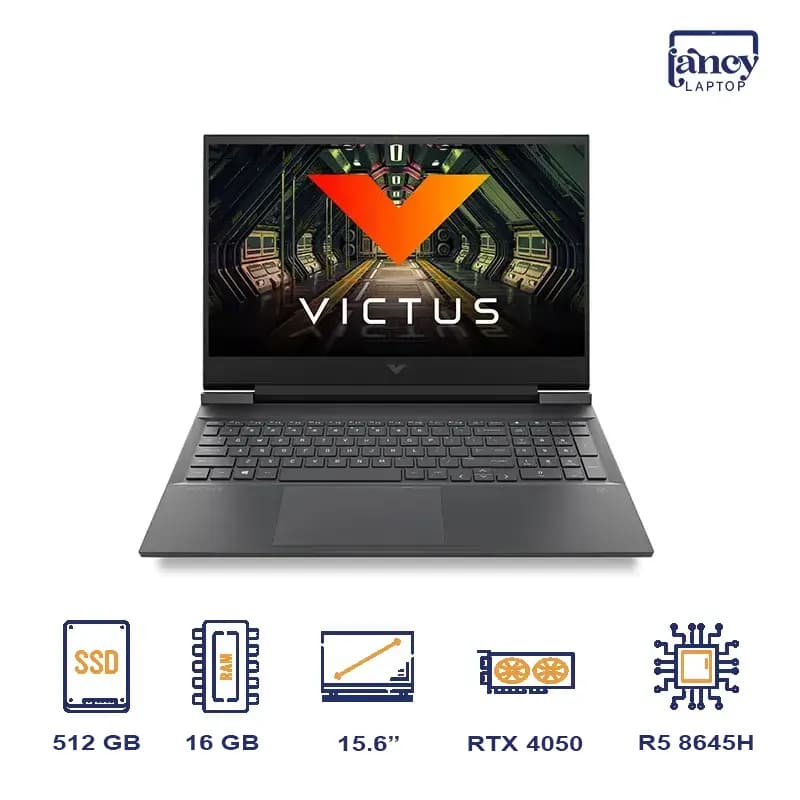 لپ تاپ اپن باکس 15.6 اینچی اچ‌پی مدل Victus 15 R5-8645H 16GB-DDR5 512GB-SSD RTX4050-6GB FHD-144Hz