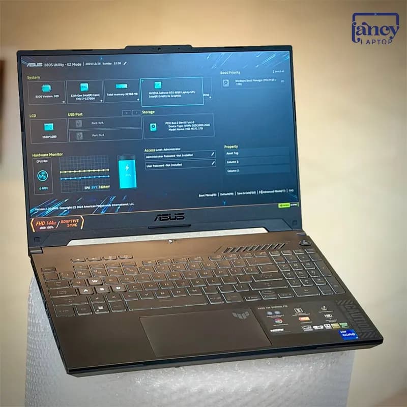 لپ تاپ اپن باکس 15.6 اینچی ایسوس مدل TUF Gaming FX507ZU i7-12700H 32GB-DDR4 1TB-SSD RTX4050-6GB FHD-144Hz — تصویر ۳