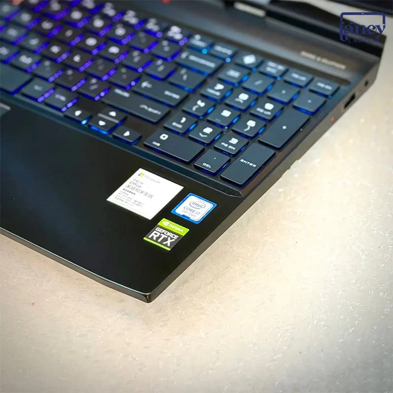 لپ تاپ استوک 15.6 اینچی اچ‌پی مدل OMEN 15 i7-9750H 16GB-DDR4 512GB-SSD RTX2070-8GB FHD-240Hz — تصویر ۷