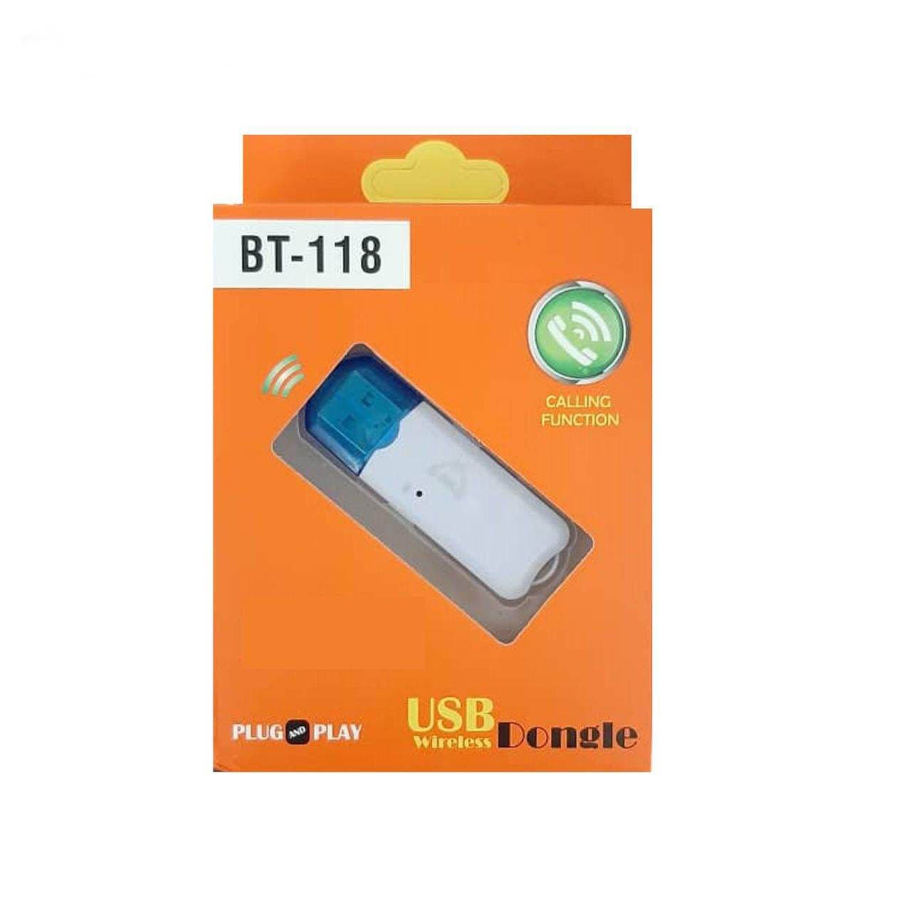 دانگل بلوتوث صدا ورژن EDR + V2.1 مدل BT-118 B — تصویر ۲
