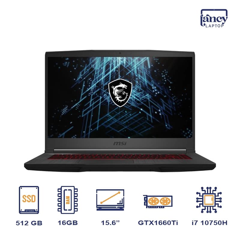 لپ تاپ استوک Msi GF65 Thin