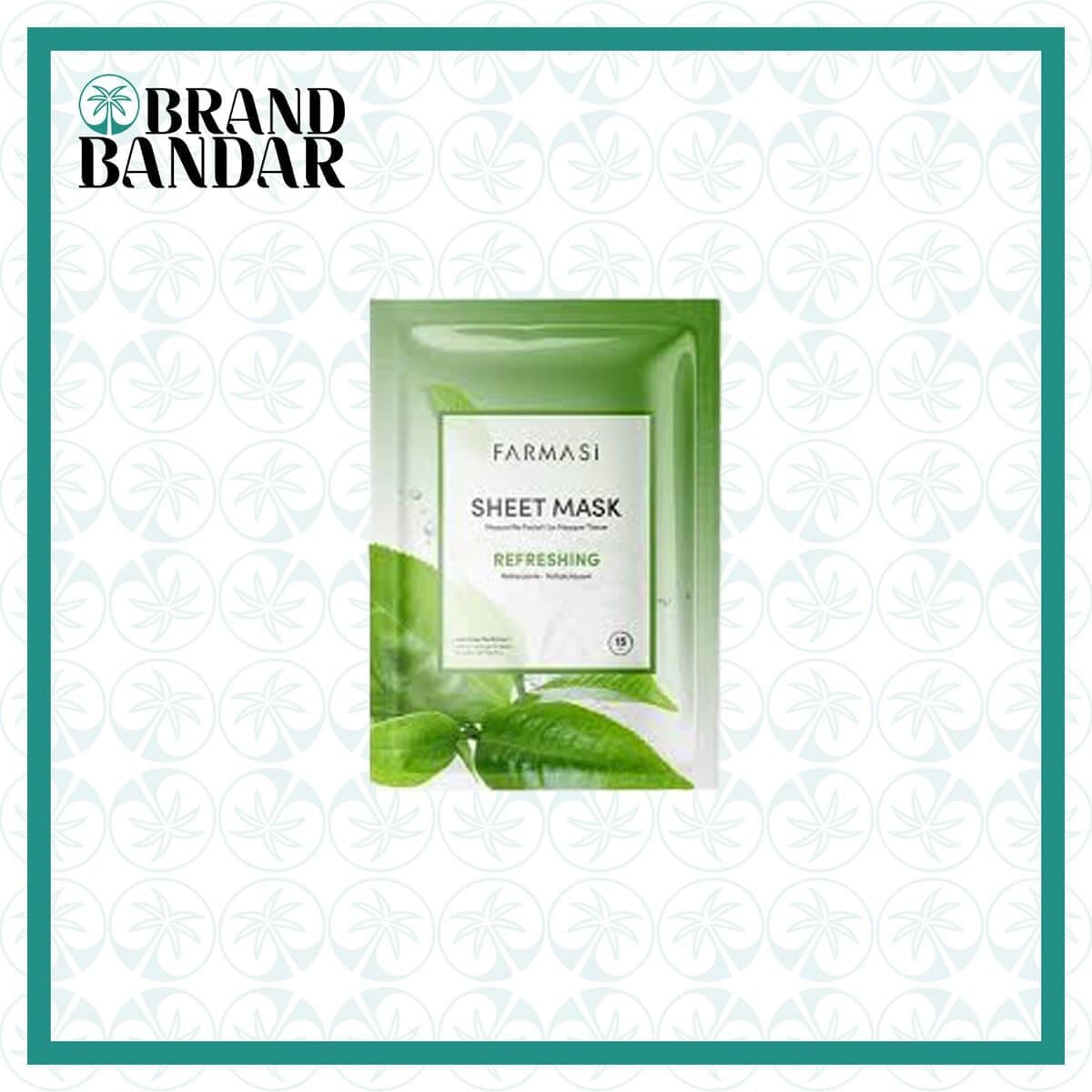 ماسک ورقه ای چای سبز فارماسی Farmasi Refreshing Sheet Mask