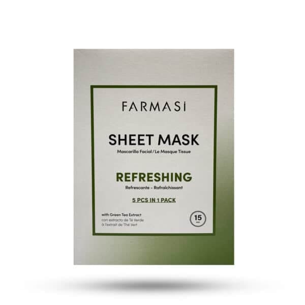 ماسک ورقه ای چای سبز فارماسی Farmasi Refreshing Sheet Mask — تصویر ۲
