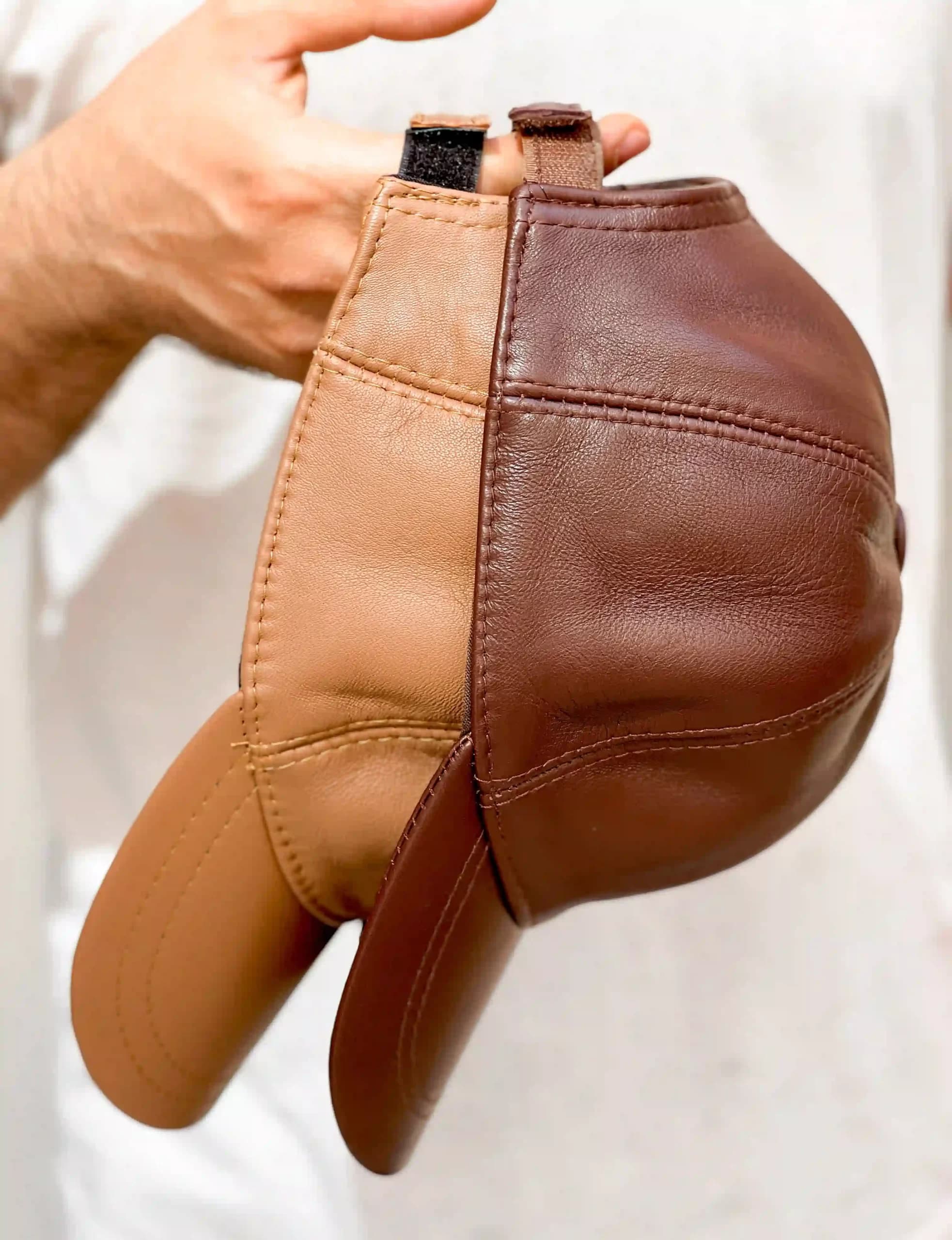 کلاه چرم طبیعی مردانه