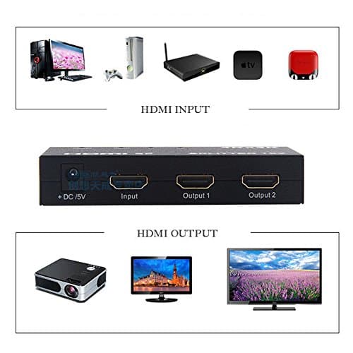 اسپلیتر 1 به 4 HDMI مدل UHD-HTS 4K — تصویر ۸