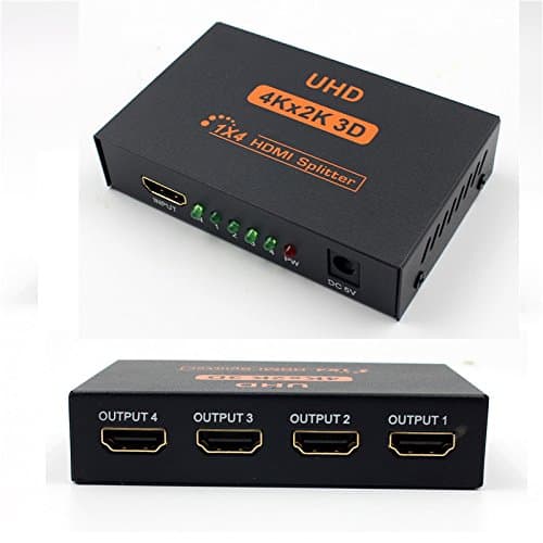 اسپلیتر 1 به 4 HDMI مدل UHD-HTS 4K