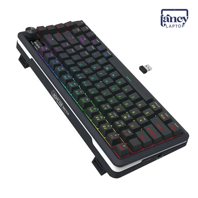 کیبورد بی سیم گیمینگ Redragon مدل K708 PRO Black RGB — تصویر ۴