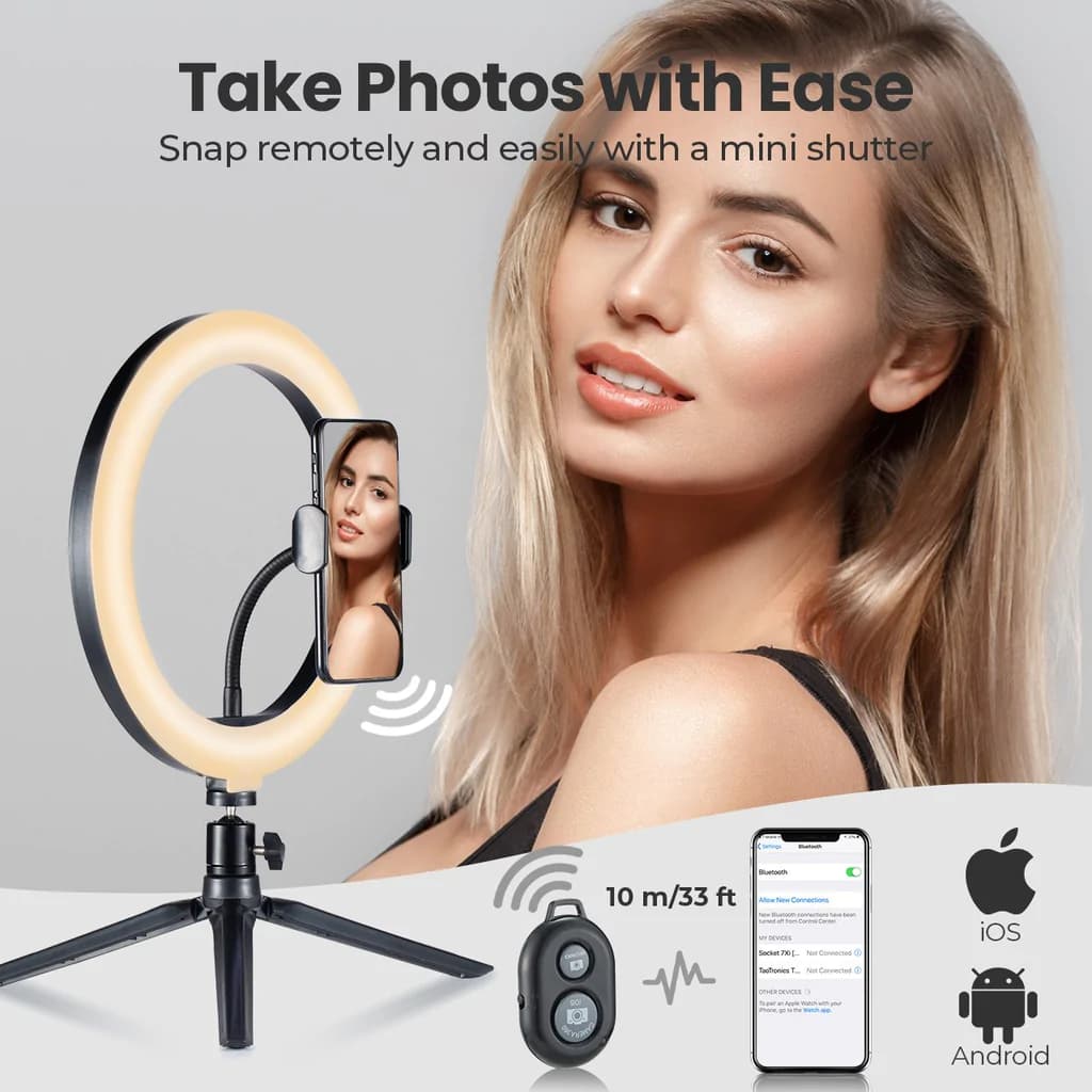 چراغ حلقه رومیزی VICTSING مدل BH472A — تصویر ۶