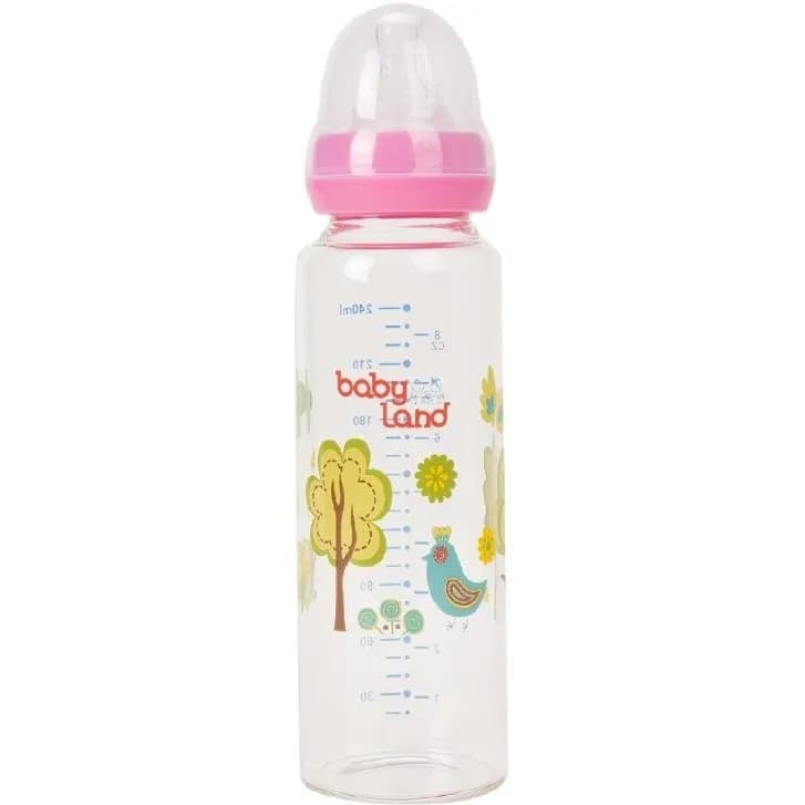بیبی لند شیرخوری پیرکس کلاسیک فندوقی بی دسته 240 میل کد 437 — تصویر ۲